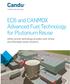 EC6 and CANMOX Advanced Fuel Technology for Plutonium Reuse. Utility-proven technology provides safe, timely and affordable waste solutions