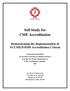 Self Study for CME Accreditation