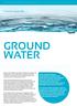 GROUND WATER. Practice Note # water. sensitive. urban. design \ \ \ \ \ \ \ \ \ \ \ \ \ \ \ \ \ \ \ \ \ \ \ \ \ \ \ \