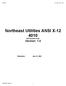 Northeast Utilities ANSI X Purchase Order Version: 1.0