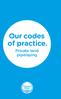 Our codes of practice. Private land pipelaying