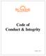 Code of Conduct & Integrity
