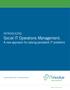 Social IT Operations Management: A new approach for solving persistent IT problems
