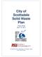 City of Scottsdale Solid Waste Plan