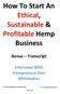 How To Start An Ethical, Sustainable & Profitable Hemp Business