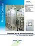 Microbial Detection. Continuous At-Line Microbial Monitoring For Pharmaceutical Waters