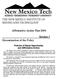 THE NEW MEXICO INSTITUTE OF MINING ING AND TECHNOLOGY OGY