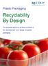 Recyclability By Design