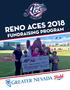 reno Aces 2018 fundraising program