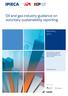 Oil and gas industry guidance on voluntary sustainability reporting