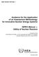Guidance for the Application of an Assessment Methodology for Innovative Nuclear Energy Systems