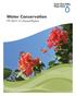 Water Conservation. FY Annual Report