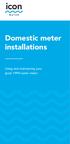 Domestic meter installations