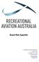 Board Risk Appetite. Recreation Aviation Australia Ltd PO BOX 1265 FYSHWICK ACT 2609 ACN