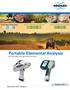 Portable Elemental Analysis Food safety and agriculture solutions. Innovation with Integrity. Handheld XRF
