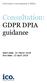 Information Commissioner s Office. Consultation: GDPR DPIA guidance