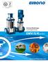 abcdef EMV/S/Kseries Vertical Multistage Centrifugal Pumps  where innovation f l ow s SNG