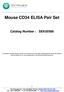 Mouse CD34 ELISA Pair Set