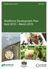 Rochford District Council April Workforce Development Plan April 2010 March 2015