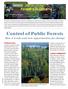Control of Public Forests How it works and new opportunities for change