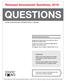 Released Assessment Questions, 2015 QUESTIONS