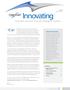 Innovating. Shipment Success Through Intelligent Visibility. Issue 59 September 2017