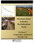 Missouri Dairy Industry Revitalization Study