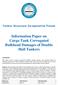 Information Paper on Cargo Tank Corrugated Bulkhead Damages of Double Hull Tankers