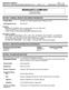 MONSANTO COMPANY Safety Data Sheet Commercial Product
