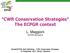 CWR Conservation Strategies The ECPGR context