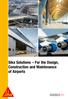 Sika Solutions For the Design, Construction and Maintenance of Airports