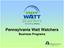 Pennsylvania Watt Watchers. Business Programs