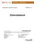 Proposed Re-evaluation Decision. Chlorothalonil