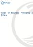 Code of Business Principles & Ethics BTG Pactual