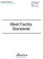 Meat Facility Standards