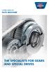 OPTIBELT WALK B.V. FACTS BROCHURE THE SPECIALISTS FOR GEARS AND SPECIAL DRIVES
