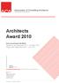Architects Award 2010