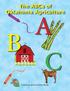 The ABCs of Oklahoma Agriculture A B C. Coloring and Activity Book