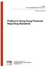 Preface to Hong Kong Financial Reporting Standards