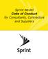 Sprint Nextel Code of Conduct for Consultants, Contractors and Suppliers