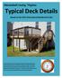 Typical Deck Details. Shenandoah County, Virginia. Based on the 2012 International Residential Code