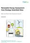 Renewable Energy Assessment: Core Strategy Greenfield Sites