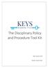 The Disciplinary Policy and Procedure Tool Kit