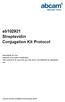 ab Streptavidin Conjugation Kit Protocol