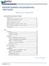 BAYPORT BUSINESS ONLINE BANKING USER GUIDE TABLE OF CONTENTS