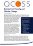 Energy, Fuel Poverty and Climate Change