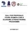 CALL FOR PROPOSALS YOUNG WOMEN & GIRLS ECONOMIC STRENGTHENING PROGRAMME