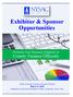 Exhibitor & Sponsor Opportunities
