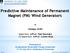 Predictive Maintenance of Permanent Magnet (PM) Wind Generators