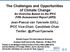 The Challenges and Opportunities of Climate Change An Overview Based on the IPCC Fifth Assessment Report (AR5)